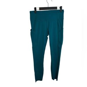 Lululemon Teal Fast And Free 7/8 Tights